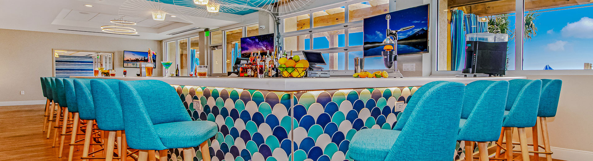 Restaurant & Bar At Holiday Inn Oceanfront At Surfside Beach South Carolina